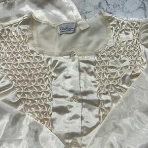 Kathryn Ivory Vintage 2-piect pajama set Size S